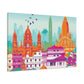 Taj Mahal - Destination India - Canvas