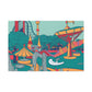 Growtopia - Landscape - Amusement - Canvas