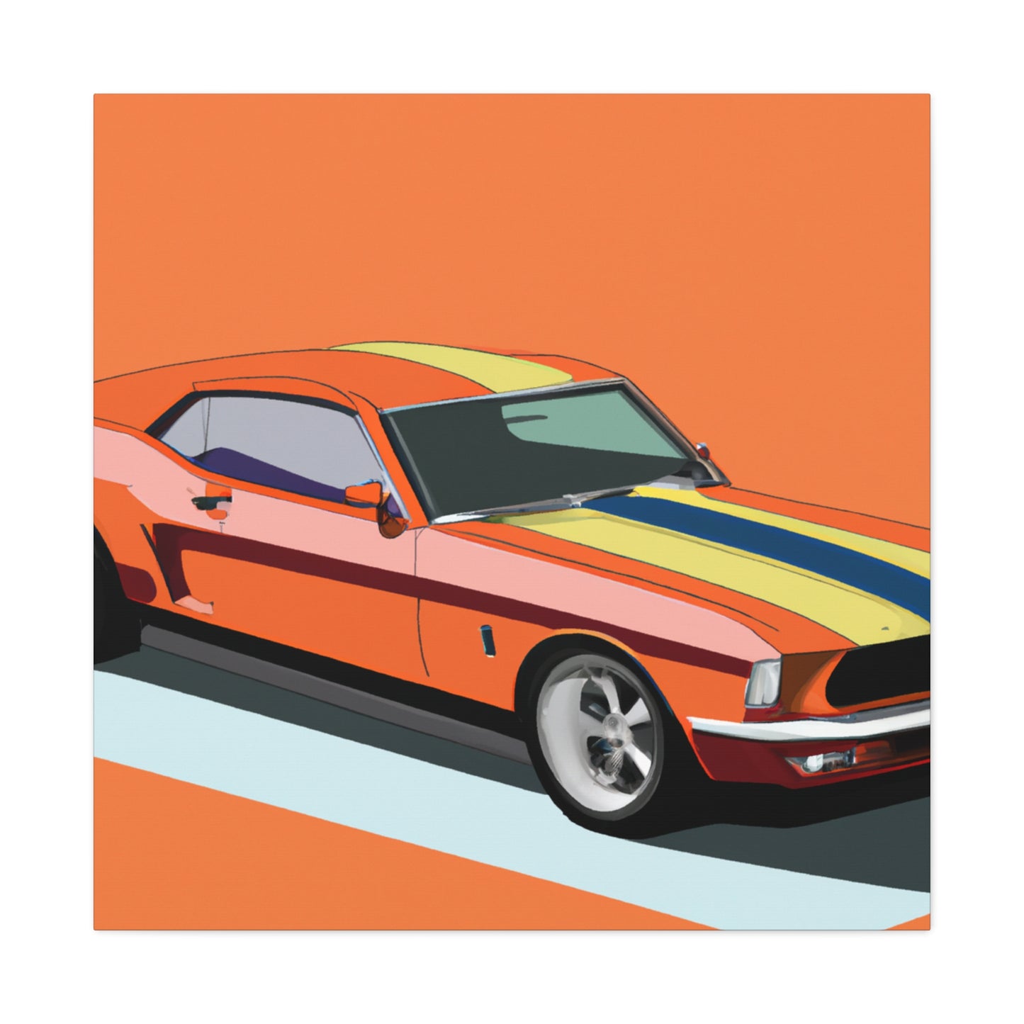 Hot Streak - Automobile - Canvas