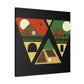 "Cosmological Dance - Midcentury" - Canvas