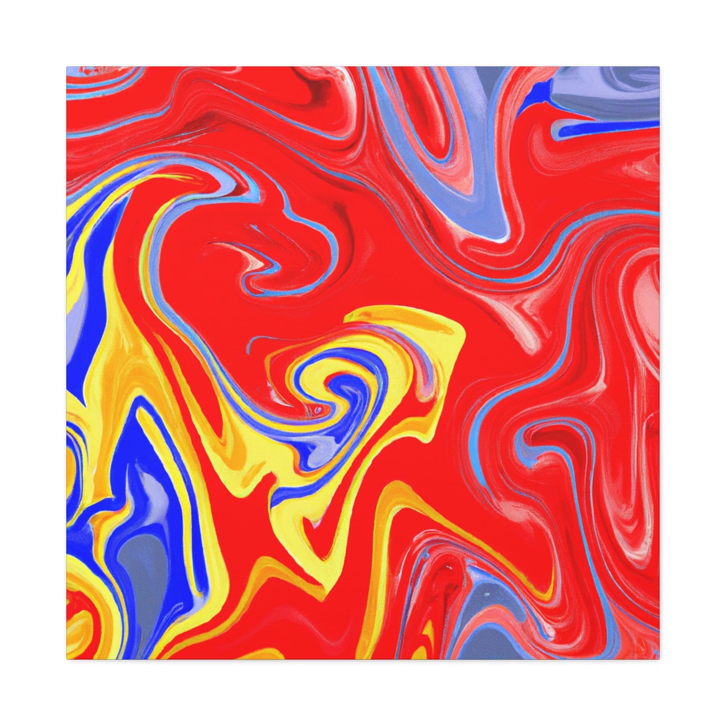 Aqua Aurora - Abstract - Canvas