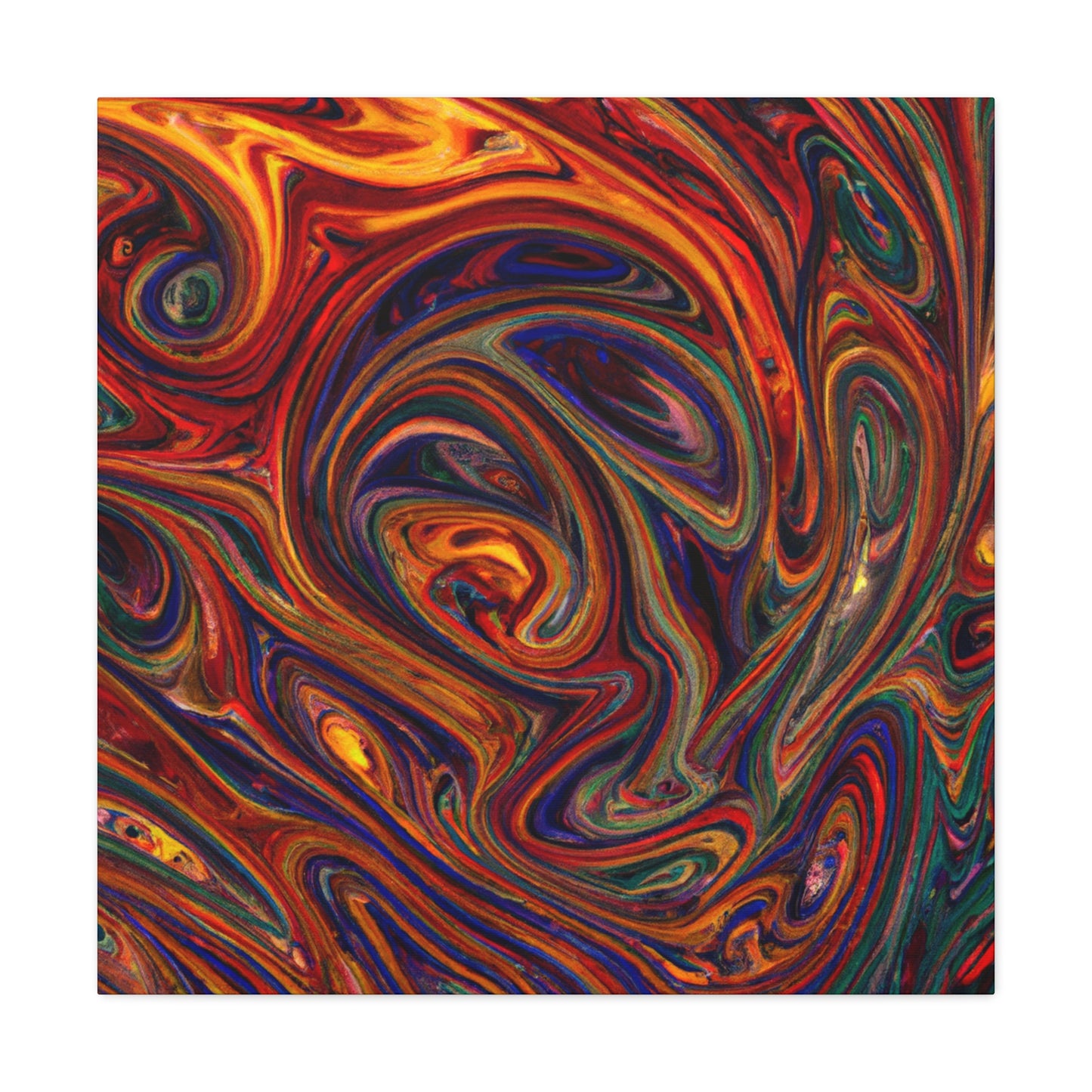 Burning Edges - Canvas - Abstract