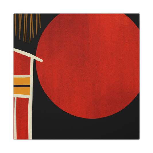 Sandyblaze Moon - Midcentury Canvas