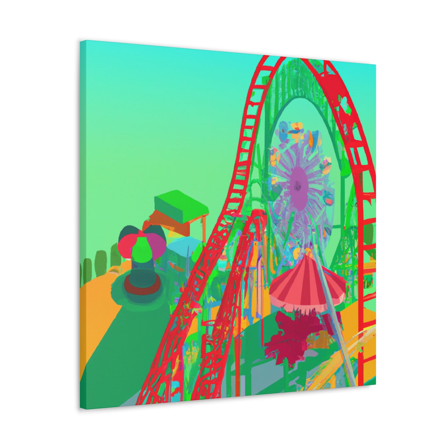 Wild Rockin' Rides - Amusement - Canvas