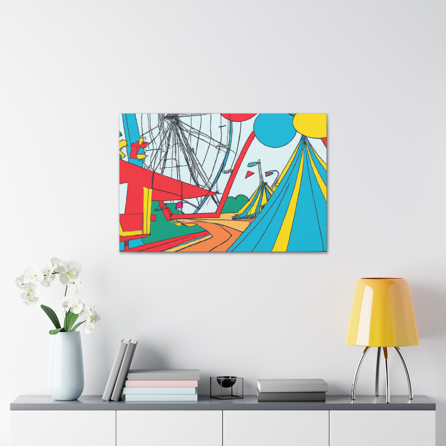 Fiesta Funhouse - Amusement - Canvas