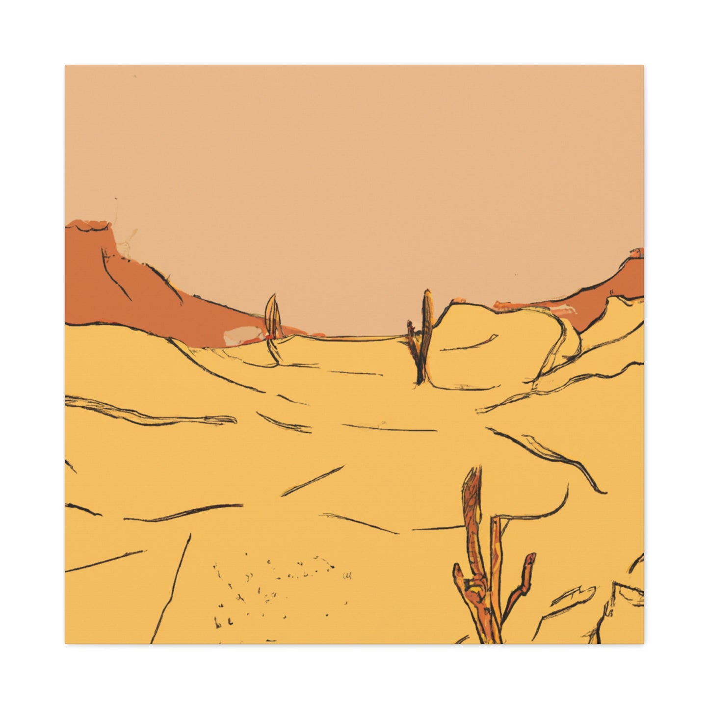Carnival Fiesta - Vintage Contemporary - Desert Canvas