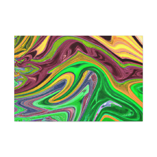 Aqua Lustre - Abstract - Canvas