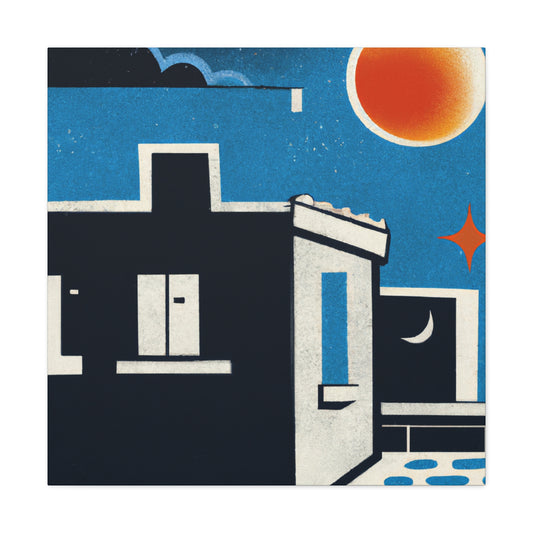 Funky Town - Midcentury Canvas