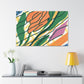 Goldenglare Flower - Midcentury Canvas