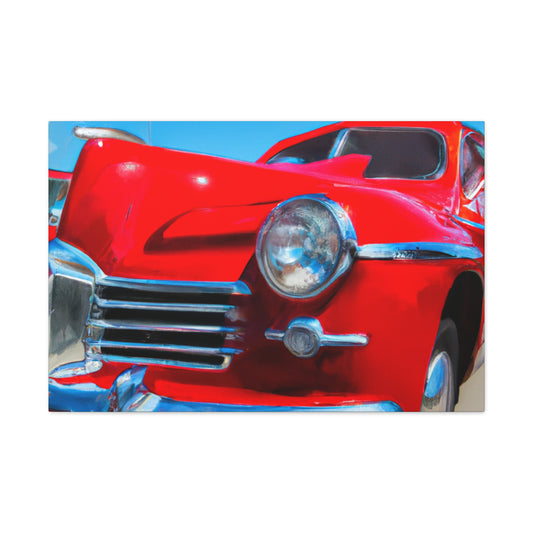 "Red Devil" - Automobile Canvas