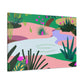 Gala Greens - Landscape - Canvas