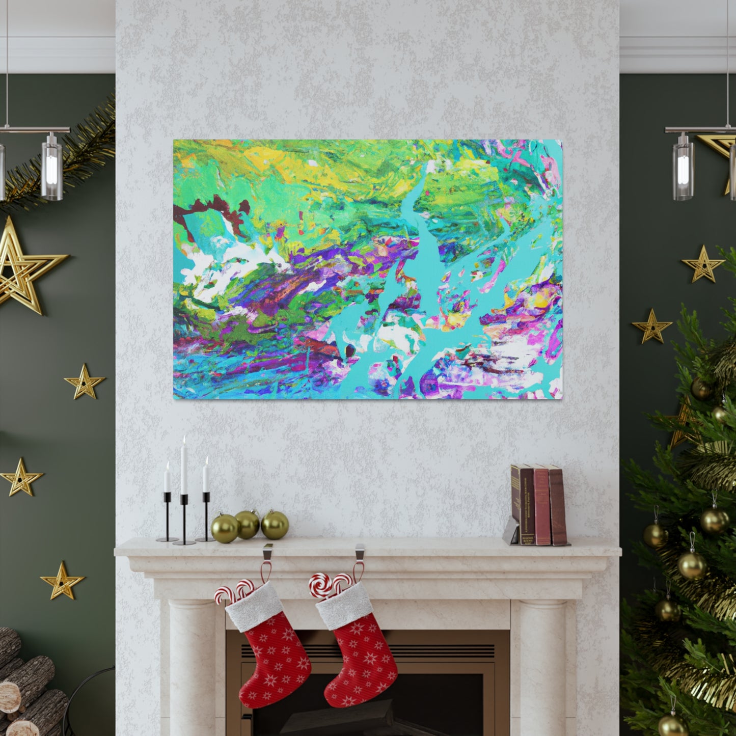Vibrant Splendor - Abstract Canvas