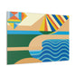 Waterpark - Midcentury Canvas