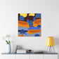 ZigZag Rainbow- Midcentury - Canvas