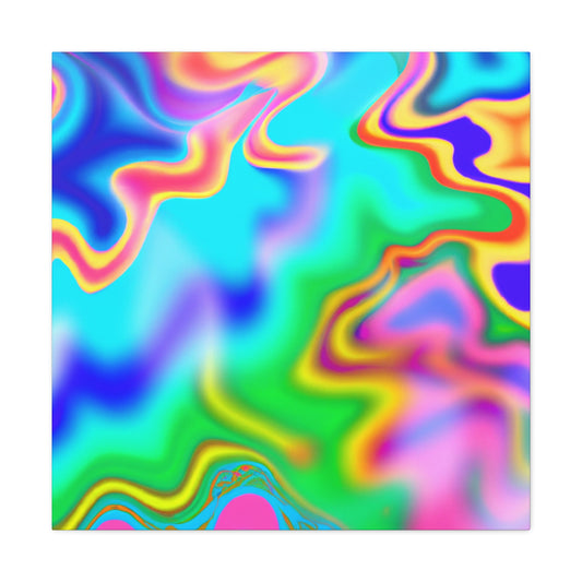 Dolphin's Breath - Abstract - Canvas