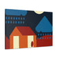 Vibrant Arches - Midcentury - Canvas