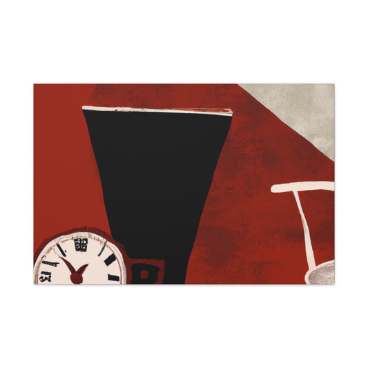 "Retro Skyline - Midcentury." - Canvas