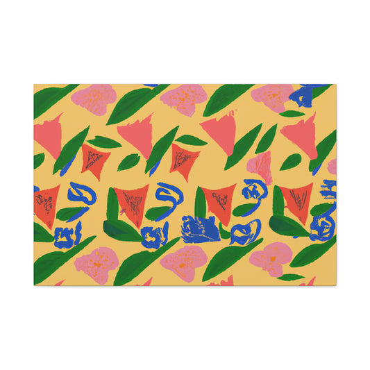 Primrose - Floral - Canvas