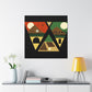 "Cosmological Dance - Midcentury" - Canvas