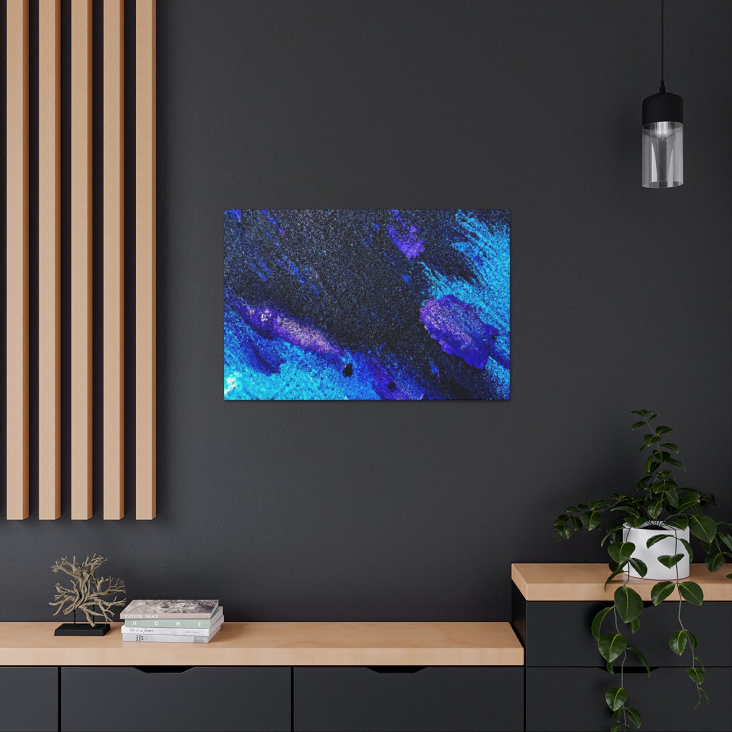 Blue Haze - Abstract Canvas