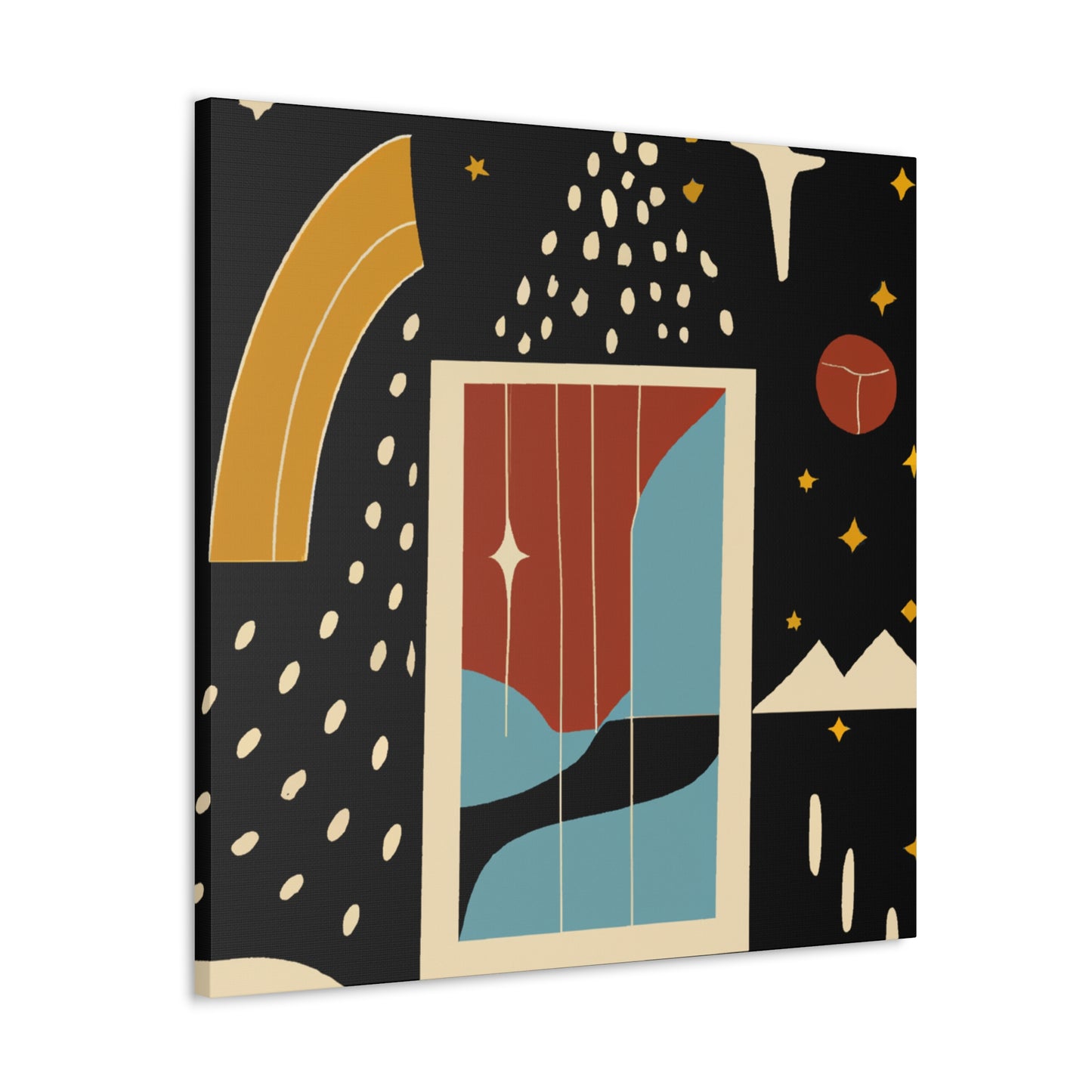 Honey Entry - Midcentury Canvas