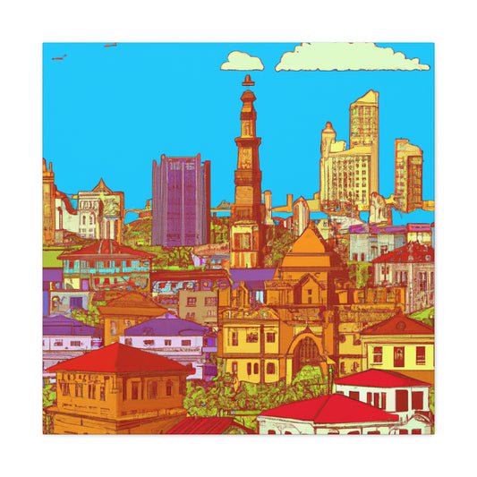Namaste Delhi - Destination India - Canvas