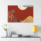 "Retro Refuge - Midcentury" - Canvas