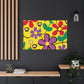 Flower Power Nap: Floral Canvas