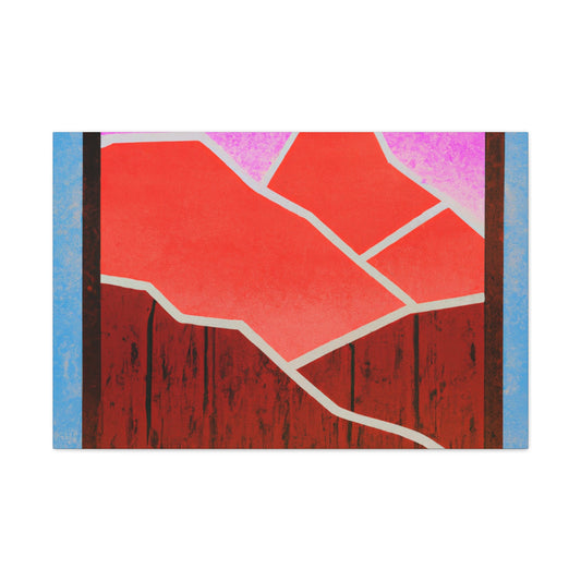 Vibrant Bloom - Midcentury - Canvas