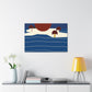 Industrial Sunrise - Midcentury - Canvas