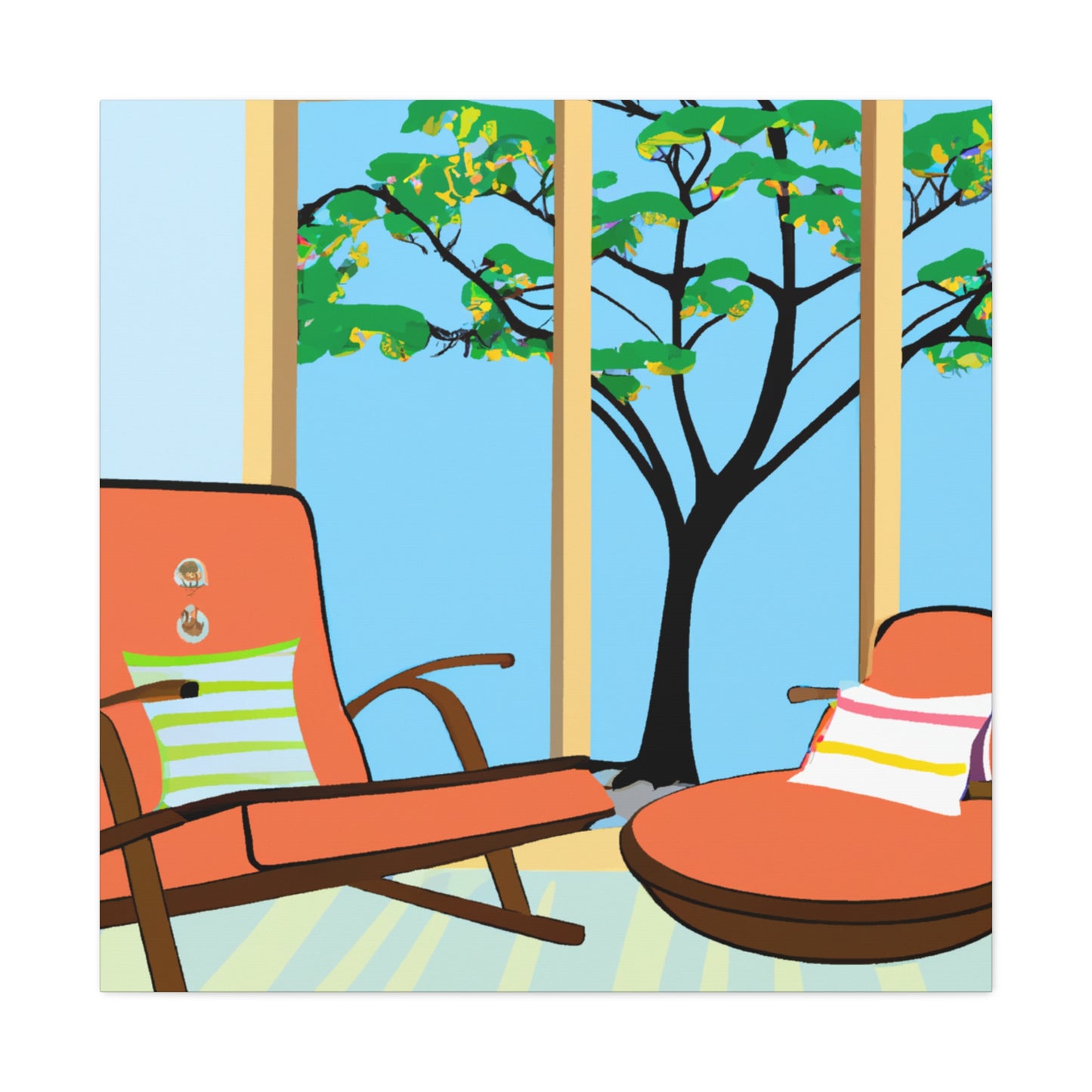 Urbanise- Midcentury - Canvas