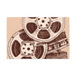 Reel Smashers - Retro Music and Film Canvas