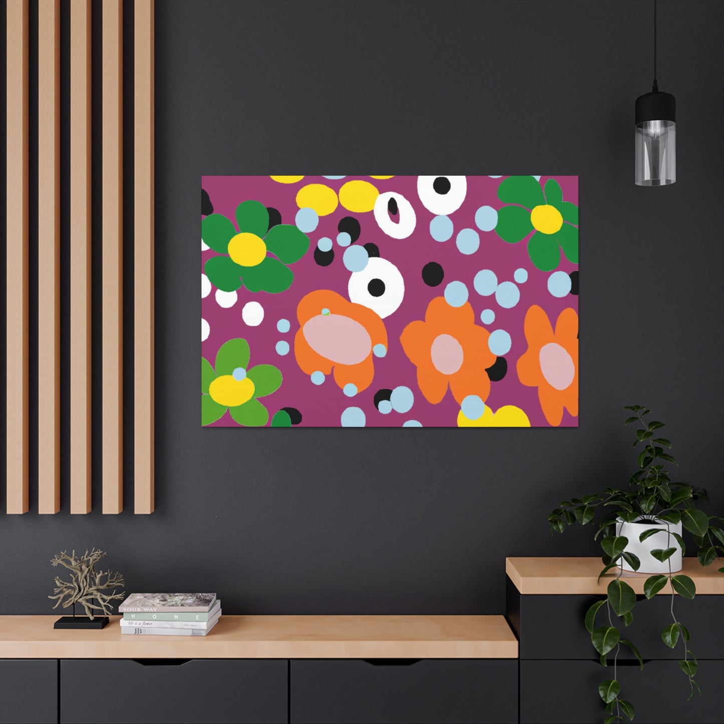 "Floral Fantasia" - Floral Canvas