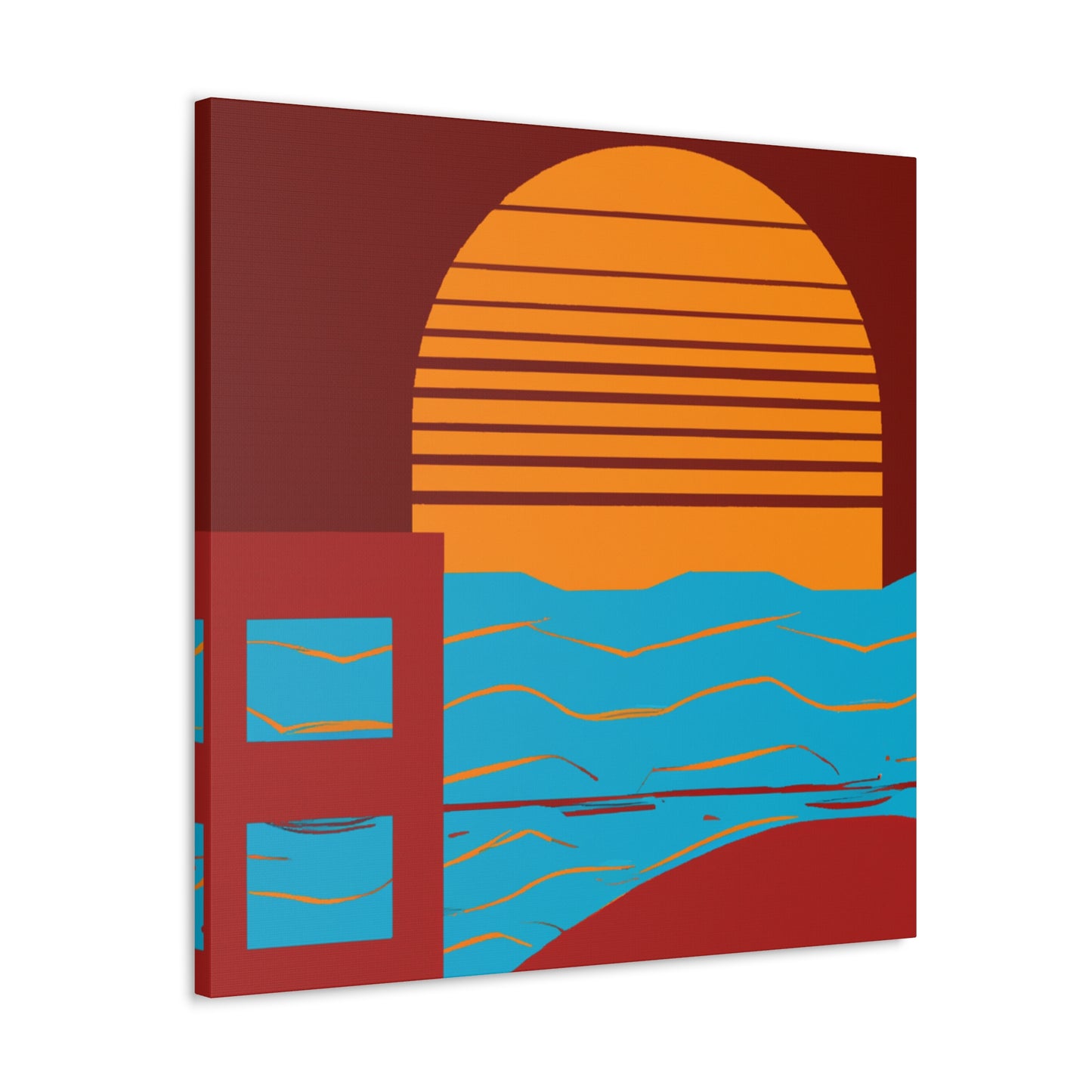 Funky Motion- Midcentury - Canvas