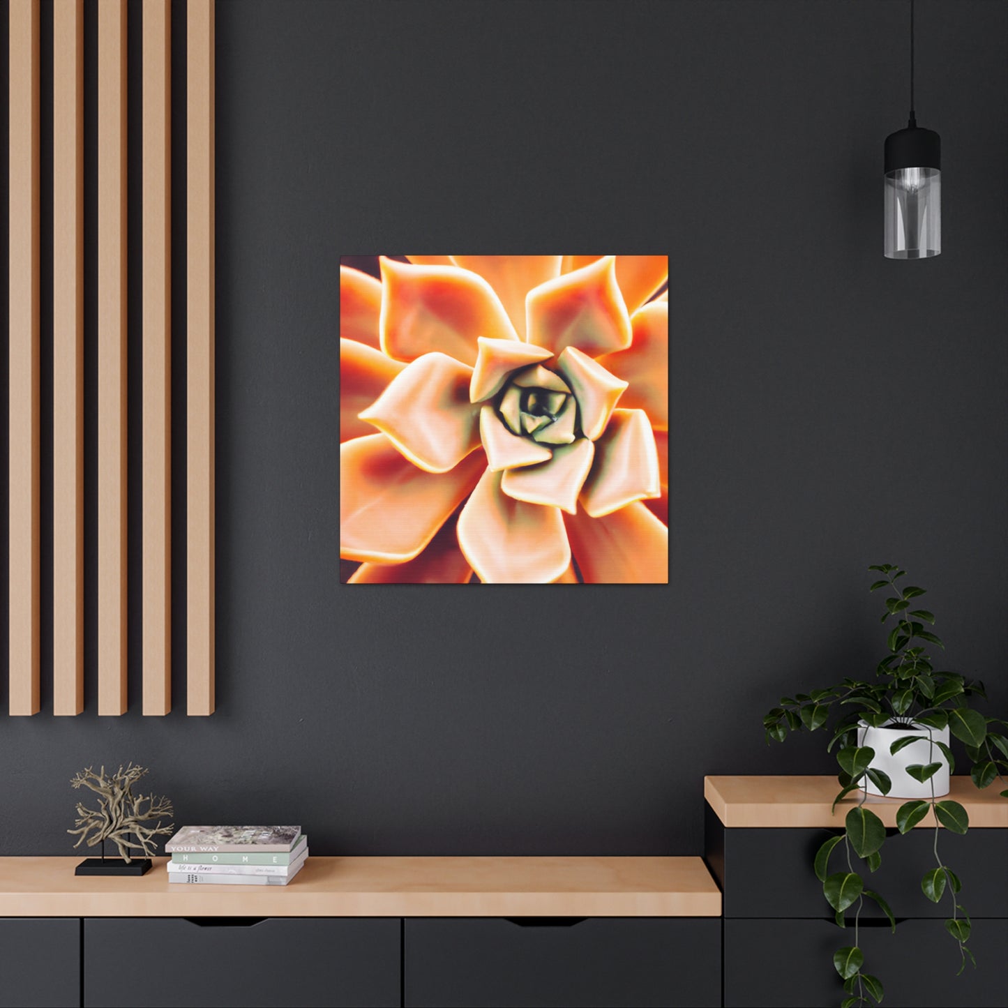 "Melon Symphony" - Canvas - Succulent