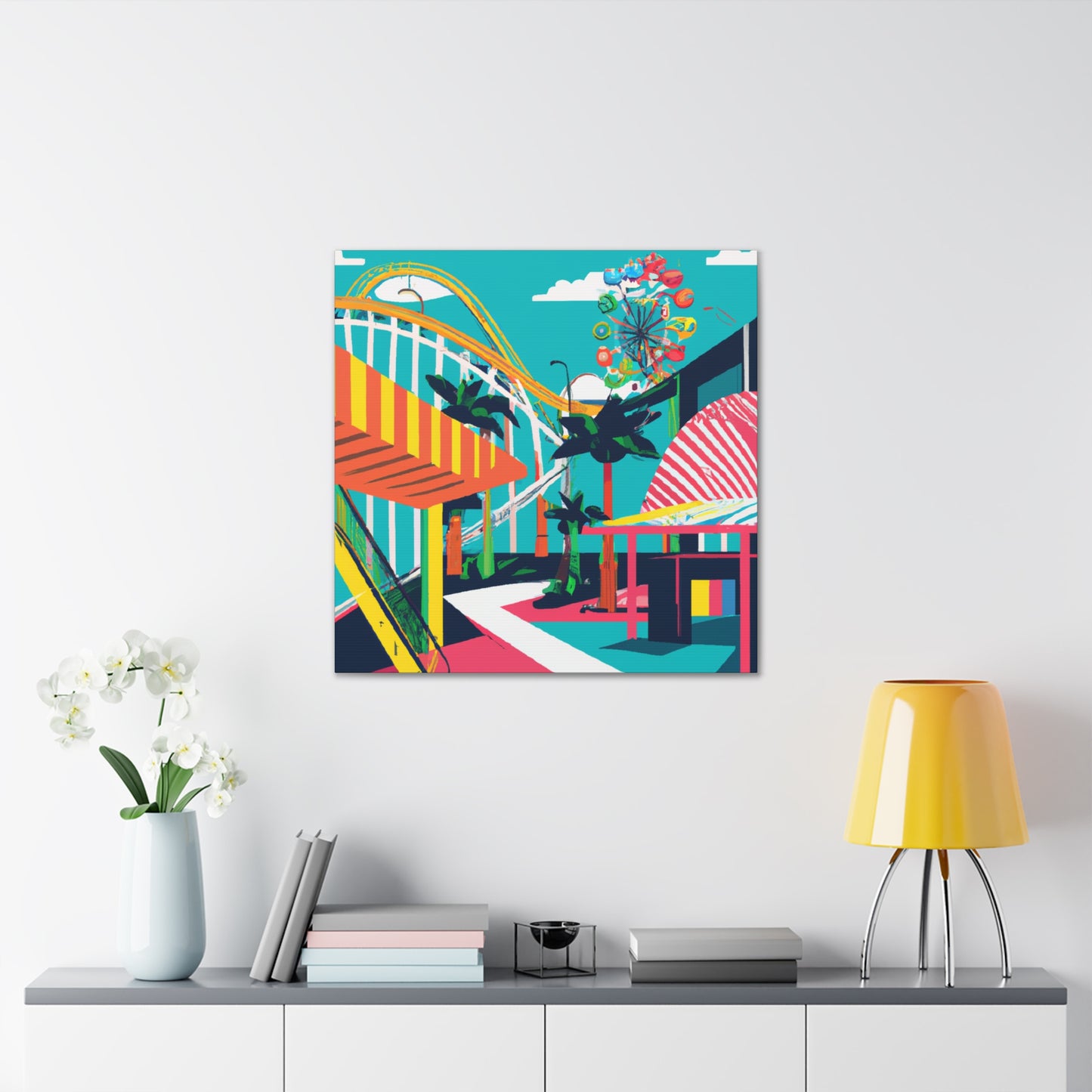 Verdant Valley - Landscape - Amusement - Canvas