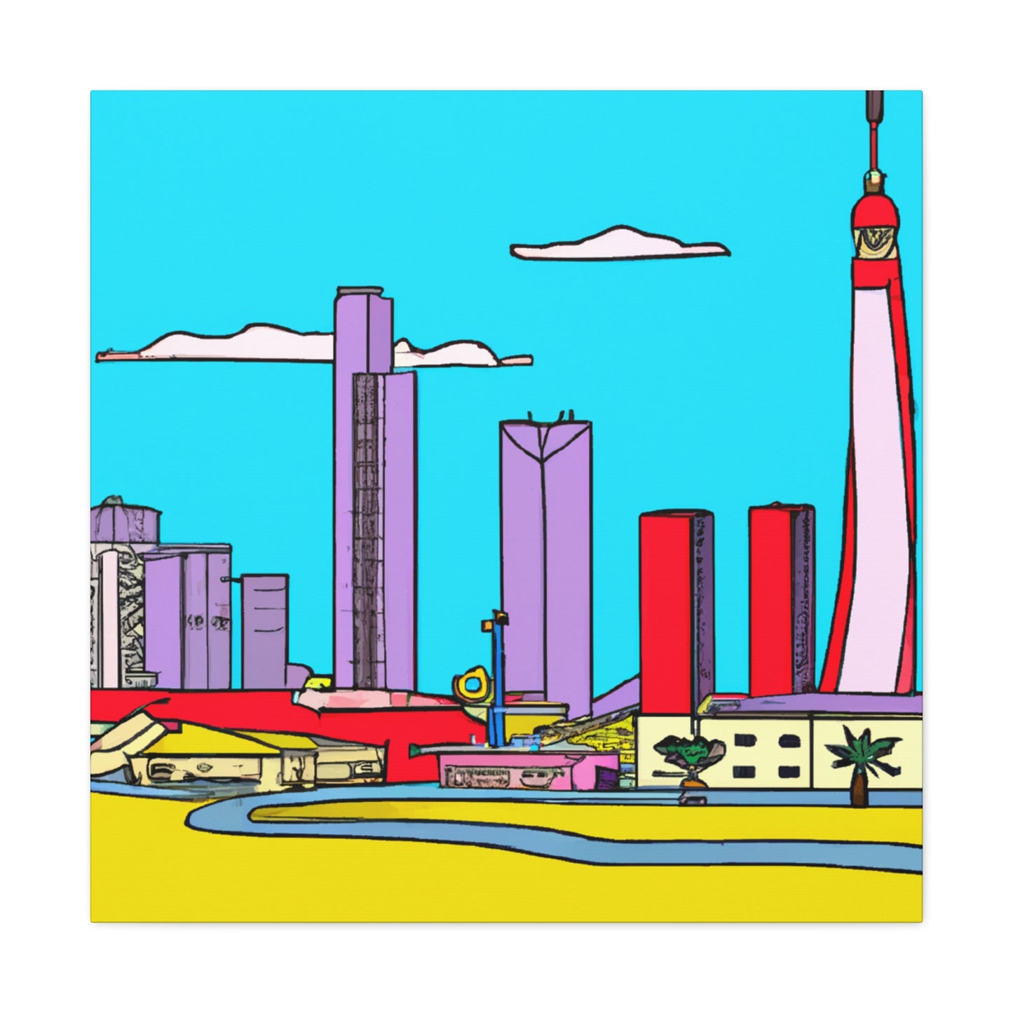 Hijabdas - Middle East - Canvas