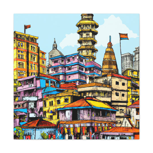 Golden Triangle - Destination India - Canvas