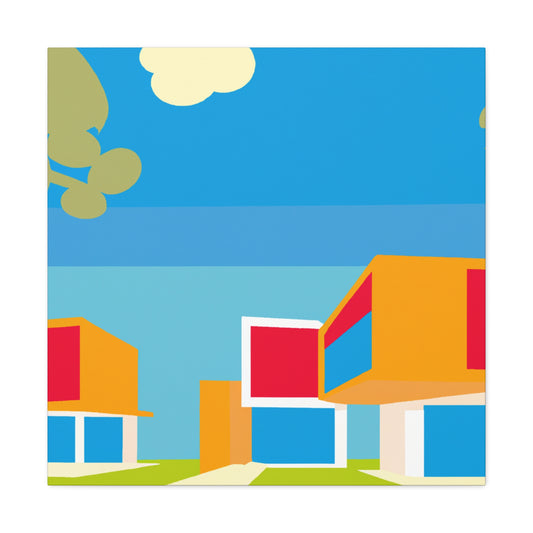 Urban Spellbound- Midcentury - Canvas