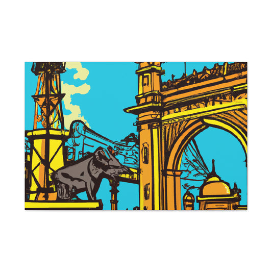 Saffron Seaside - Destination India - Canvas