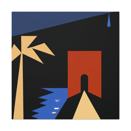 Musing Peaks - Midcentury - Canvas