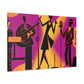 "Electric Fireflies - Retro Music" - Canvas