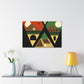 "Cosmological Dance - Midcentury" - Canvas