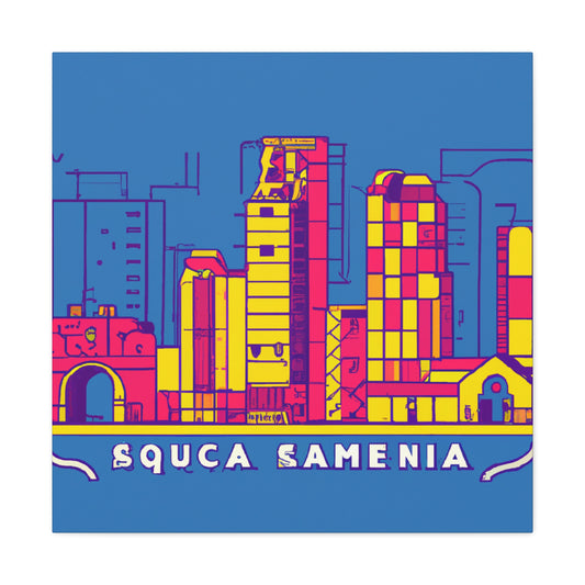 Salone del Sur - South America - Canvas