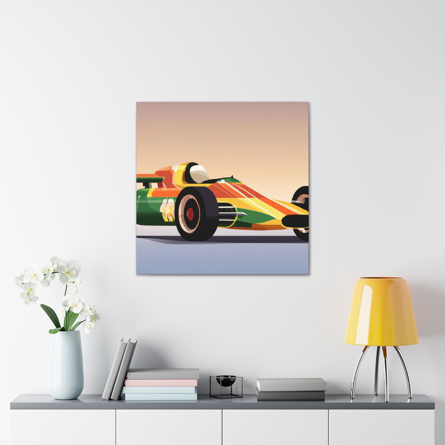 Lightning Flash - Automobile - Canvas