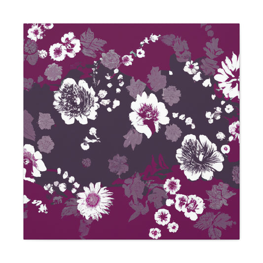 Celestial Bloom - Floral - Canvas