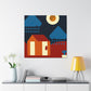 Vibrant Arches - Midcentury - Canvas