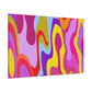 Aqua-Amber - Abstract - Canvas
