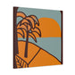 Woodland Oasis - Midcentury - Canvas