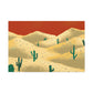 Glamourous Simplicity - Vintage Contemporary - Desert - Canvas
